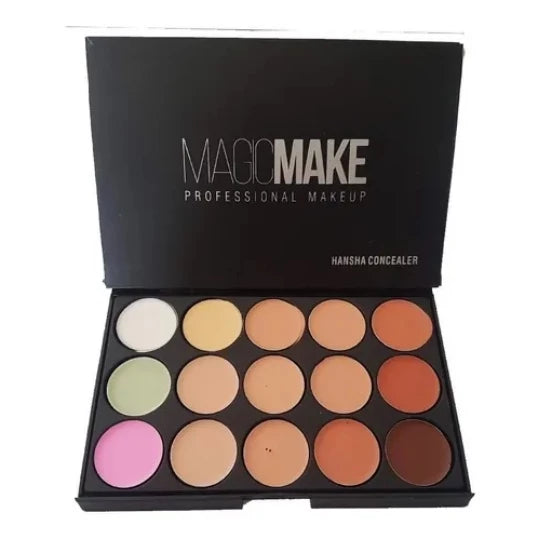 Paleta De Base Corretivo 15 Cores Maquiagem Profissional