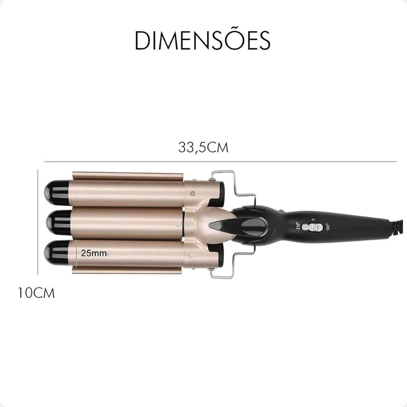 Chapinha Triondas Formato Triplo 22mm - Ondas Perfeitas em Minutos!