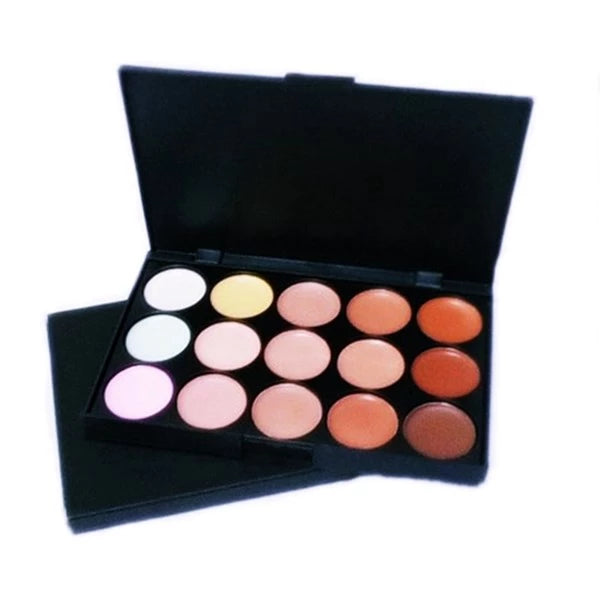 Paleta De Base Corretivo 15 Cores Maquiagem Profissional
