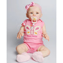 Boneca Bebê Reborn Abigail 48cm Corpo de Silicone