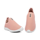 Tênis Meia Feminino Calce Fácil Botinha Ortopédico Esportivo Sneaker Slip On Casual confortável Academia