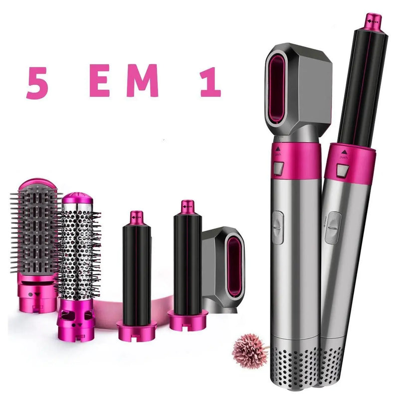 Dany Hair Pro Styler - 5 em 1: Seca, Alisa, Baby liss, Volume e Escova!