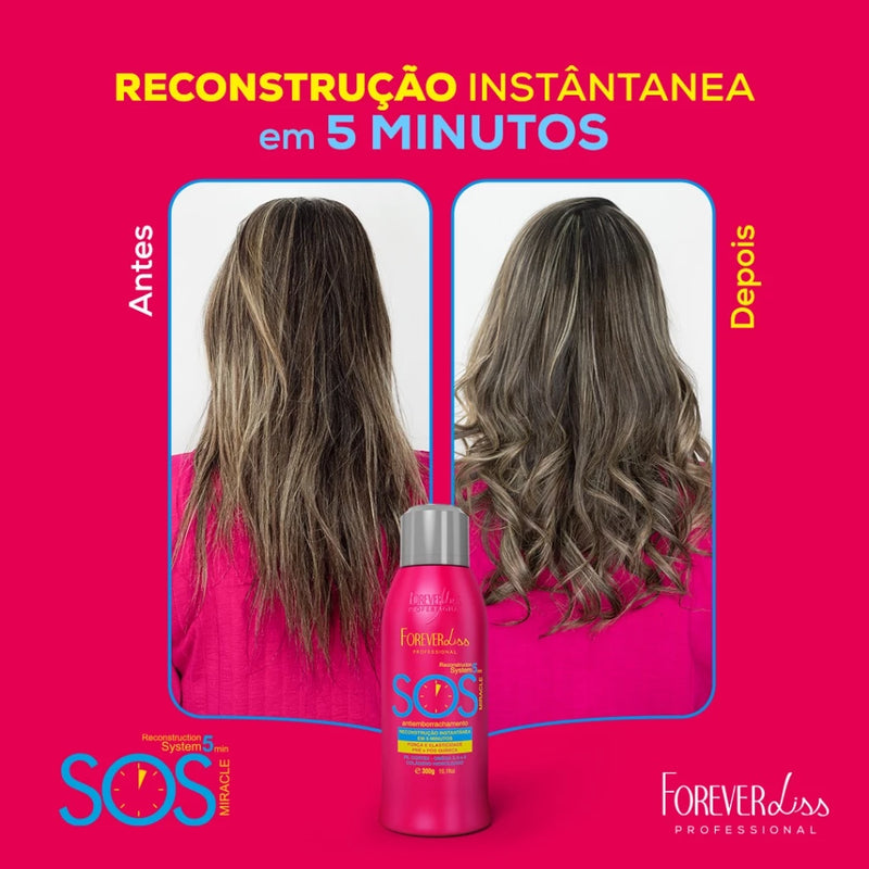 Reconstrutor Sos Antiemborrachamento Forever Liss 300ml