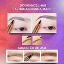 Caneta Sobrancelha Barba À Prova D 'água fio a fio Microblanding Sarah's Beauty