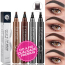 Caneta Sobrancelha Barba À Prova D 'água fio a fio Microblanding Sarah's Beauty