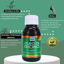 Kit Terapia Capilar Óleo de Coco + Rícino + Alecrim Natuhair 60ml