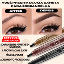 Caneta Sobrancelha Barba À Prova D 'água fio a fio Microblanding Sarah's Beauty