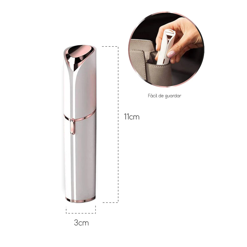 Depilador Elétrico Batom Indolor Portátil Facial Touch Removedor de Pêlos Indesejados Recarregável