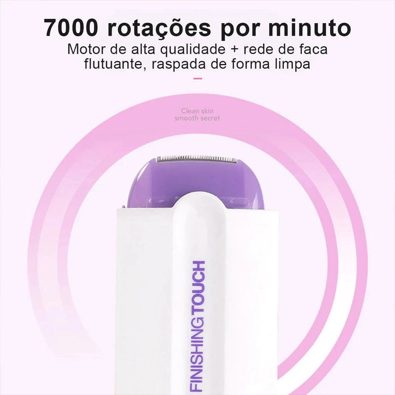 Depilador Removedor De Pelos os Gêneros ALEX Facial e Corporal Sem fio Recarregável