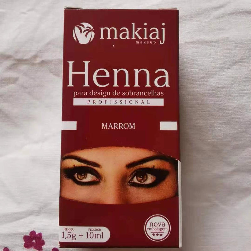 Henna Para Desing De Sobrancelhas Makiaj