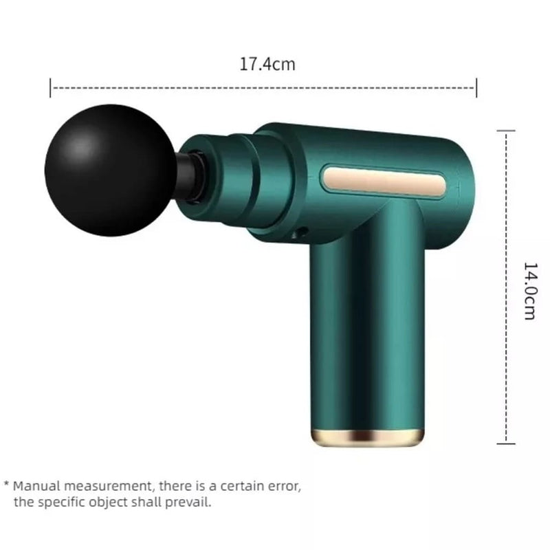 Pistola de massagem elétrica, massageador profundo