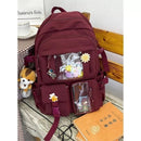 Mochila feminina escolar e passeio